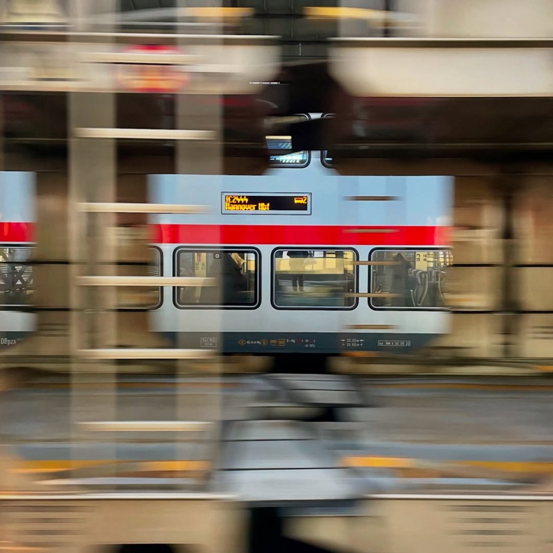 Im IC 2077 zwischen Berlin und Dresden